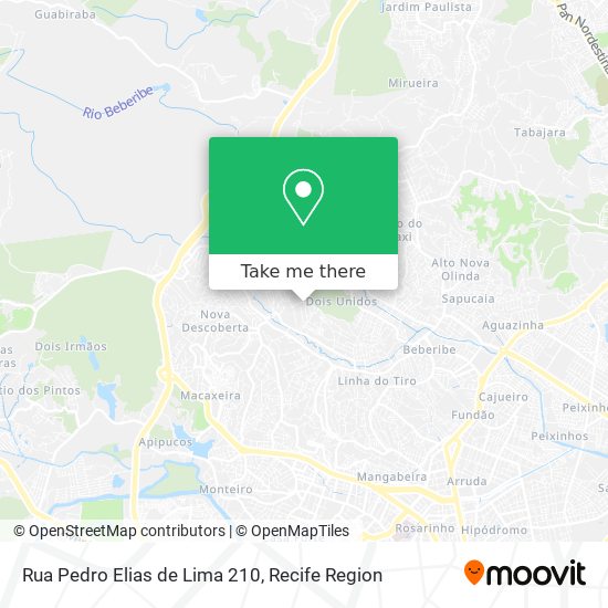 Rua Pedro Elias de Lima 210 map