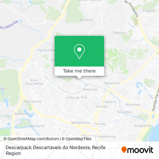 Descarpack Descartáveis do Nordeste map