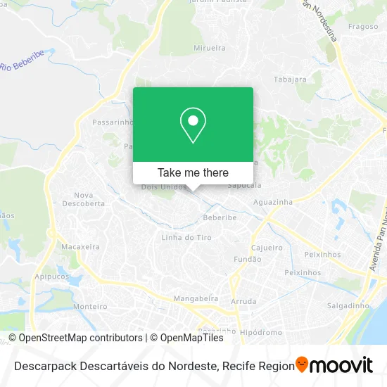 Descarpack Descartáveis do Nordeste map