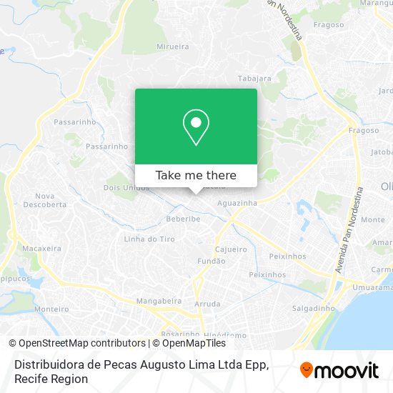 Distribuidora de Pecas Augusto Lima Ltda Epp map