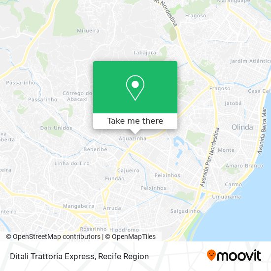 Ditali Trattoria Express map