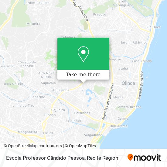 Escola Professor Cândido Pessoa map