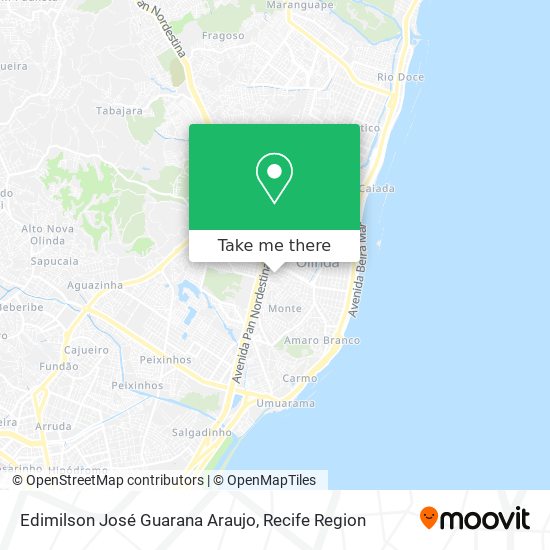 Edimilson José Guarana Araujo map