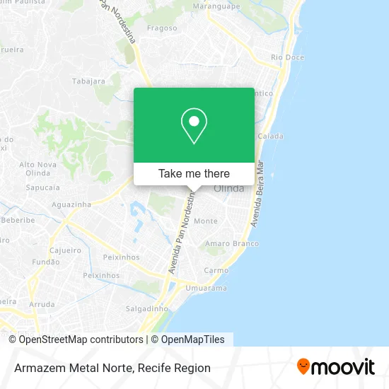 Armazem Metal Norte map