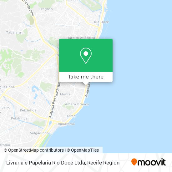 Livraria e Papelaria Rio Doce Ltda map