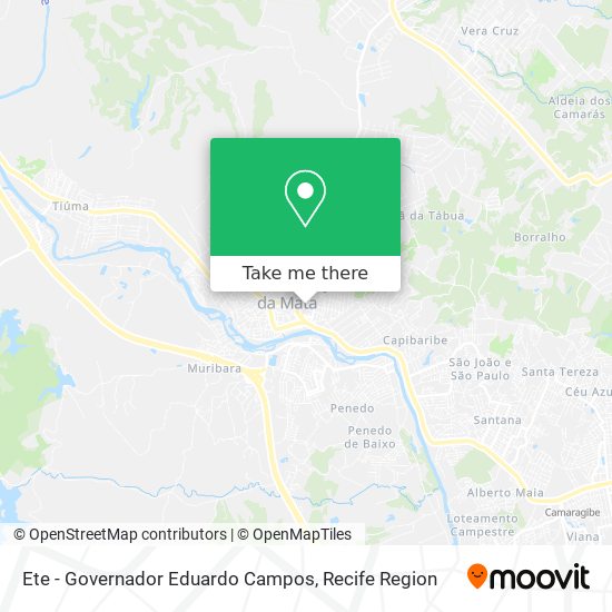 Ete - Governador Eduardo Campos map