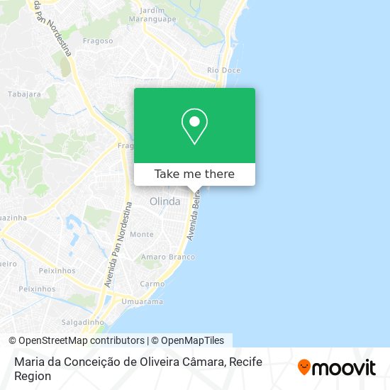 Maria da Conceição de Oliveira Câmara map