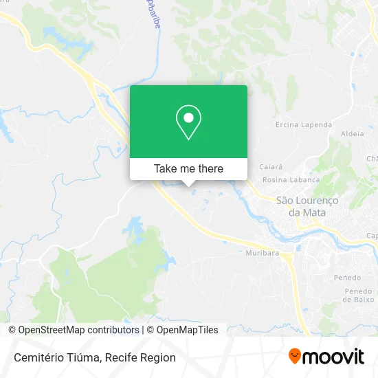 Cemitério Tiúma map