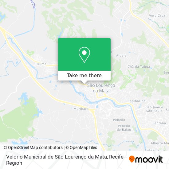 Velório Municipal de São Lourenço da Mata map