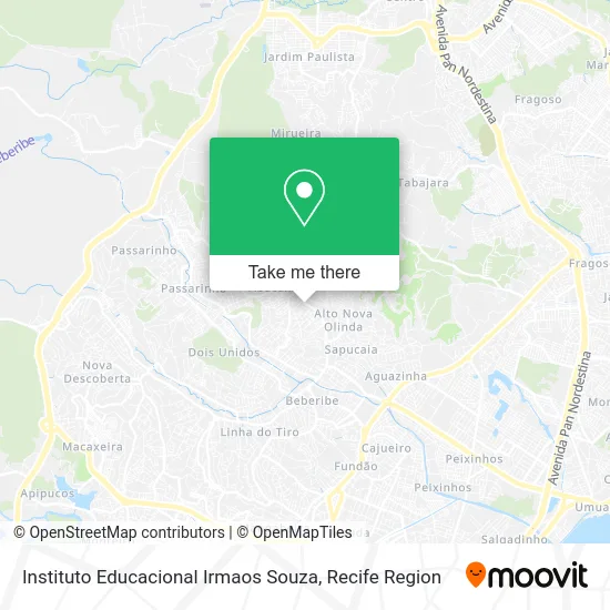 Instituto Educacional Irmaos Souza map