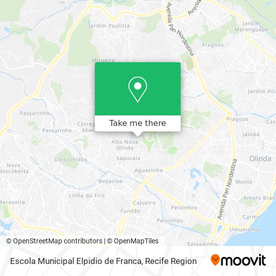 Escola Municipal Elpidio de Franca map