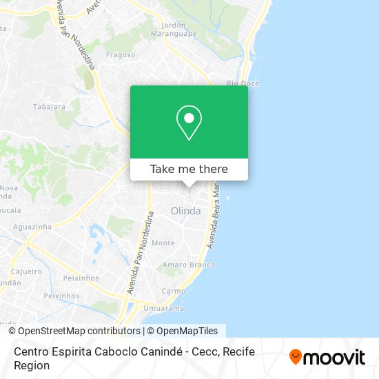 Centro Espirita Caboclo Canindé - Cecc map