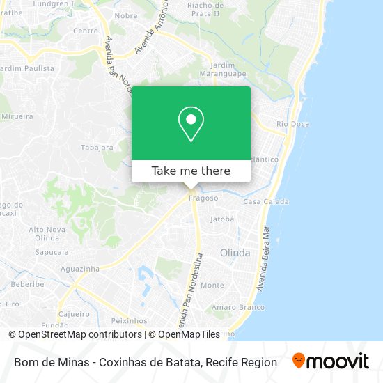 Bom de Minas - Coxinhas de Batata map