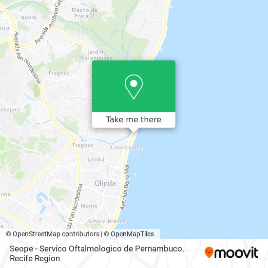 Seope - Servico Oftalmologico de Pernambuco map