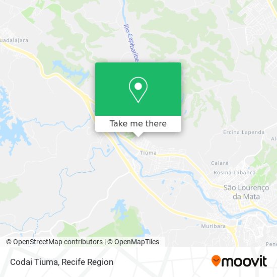 Codai Tiuma map