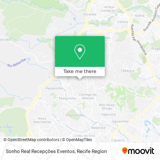 Sonho Real Recepções Eventos map