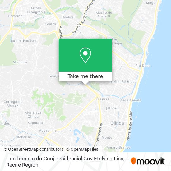 Condominio do Conj Residencial Gov Etelvino Lins map