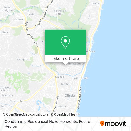 Condominio Residencial Novo Horizonte map