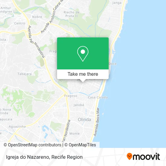 Igreja do Nazareno map