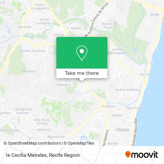 Ie Cecília Meireles map