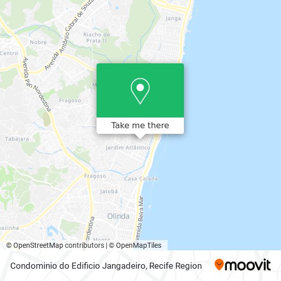 Condominio do Edificio Jangadeiro map