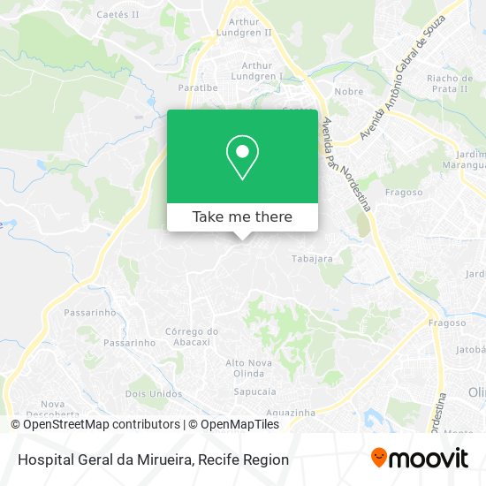 Hospital Geral da Mirueira map