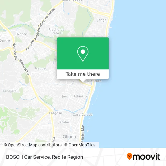 BOSCH Car Service map