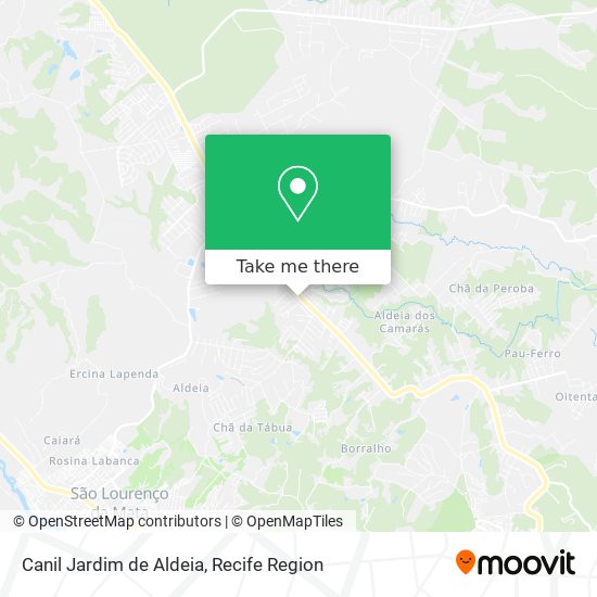 Canil Jardim de Aldeia map