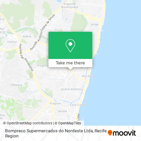 Bompreco Supermercados do Nordeste Ltda map