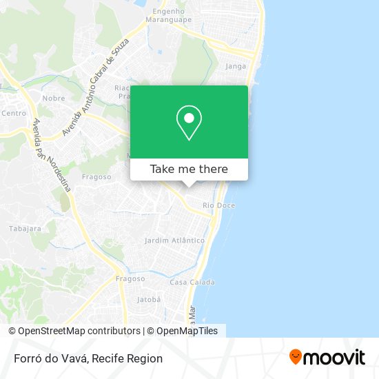 Forró do Vavá map