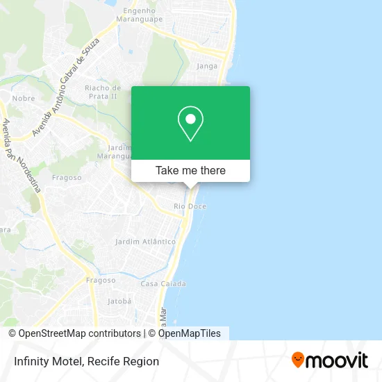 Infinity Motel map