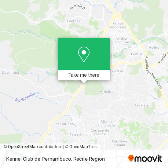 Kennel Club de Pernambuco map
