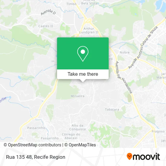 Rua 135 48 map