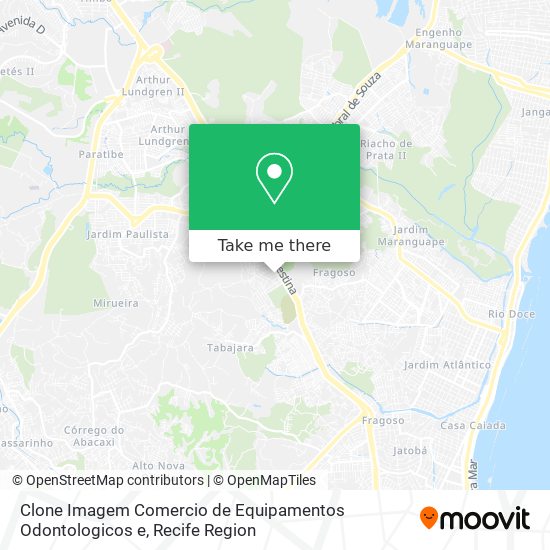 Clone Imagem Comercio de Equipamentos Odontologicos e map