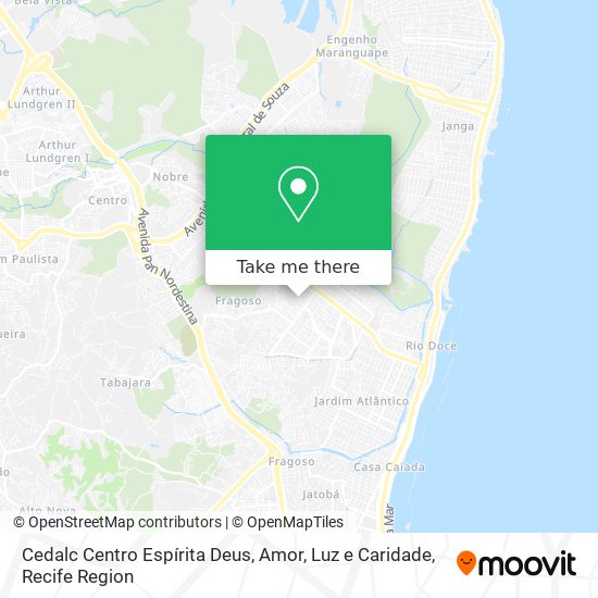 Cedalc Centro Espírita Deus, Amor, Luz e Caridade map