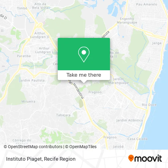 Instituto Piaget map