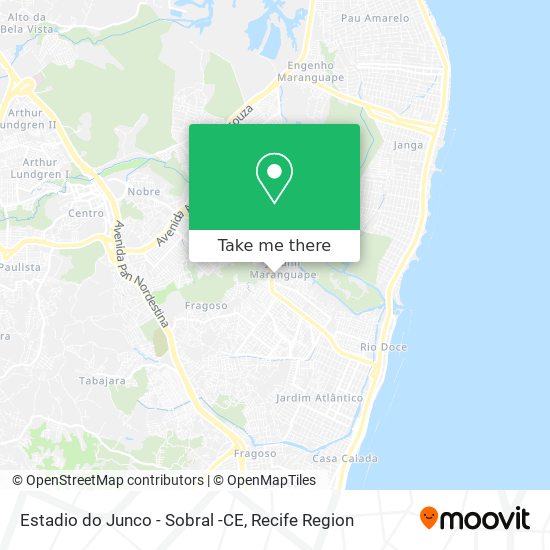 Estadio do Junco - Sobral -CE map