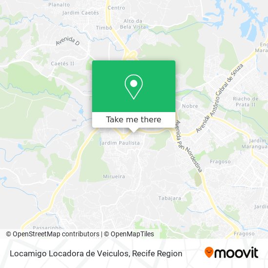 Locamigo Locadora de Veiculos map