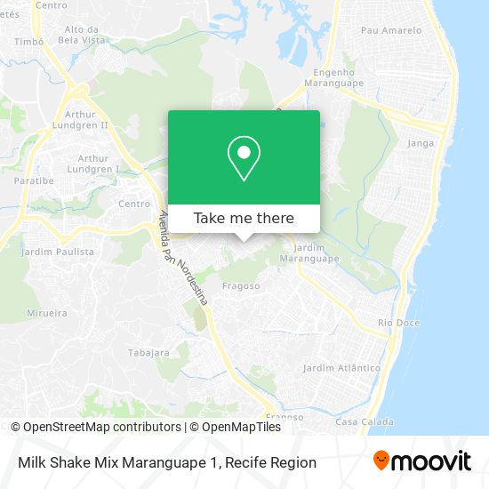 Milk Shake Mix Maranguape 1 map