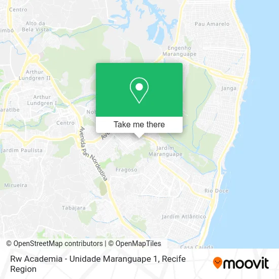 Rw Academia - Unidade Maranguape 1 map