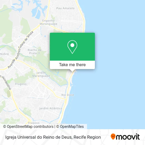 Igreja Universal do Reino de Deus map