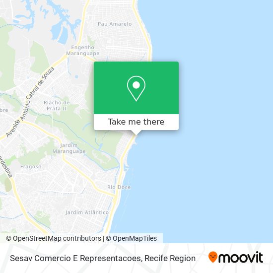 Sesav Comercio E Representacoes map