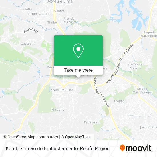 Kombi - Irmão do Embuchamento map