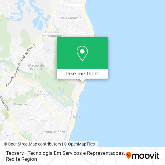 Tecserv - Tecnologia Em Servicos e Representacoes map