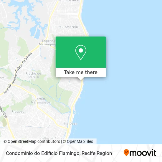Condominio do Edificio Flamingo map