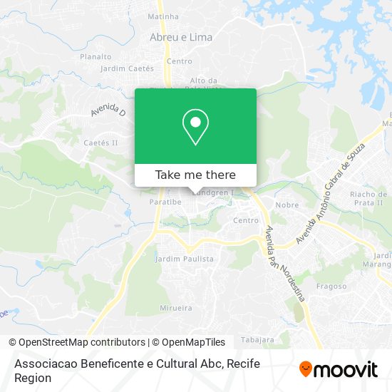 Associacao Beneficente e Cultural Abc map