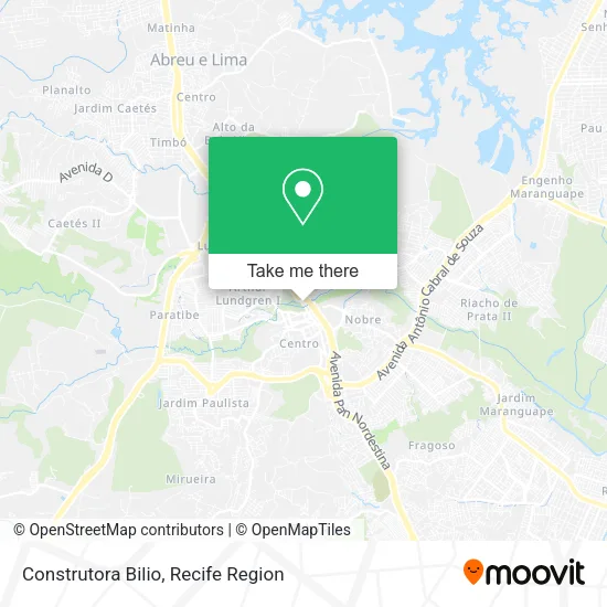 Construtora Bilio map