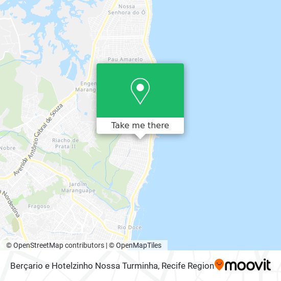 Berçario e Hotelzinho Nossa Turminha map