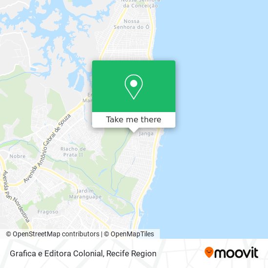 Grafica e Editora Colonial map