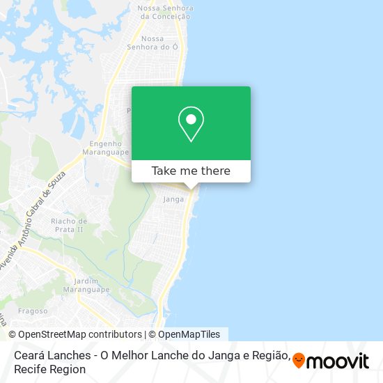 Ceará Lanches - O Melhor Lanche do Janga e Região map